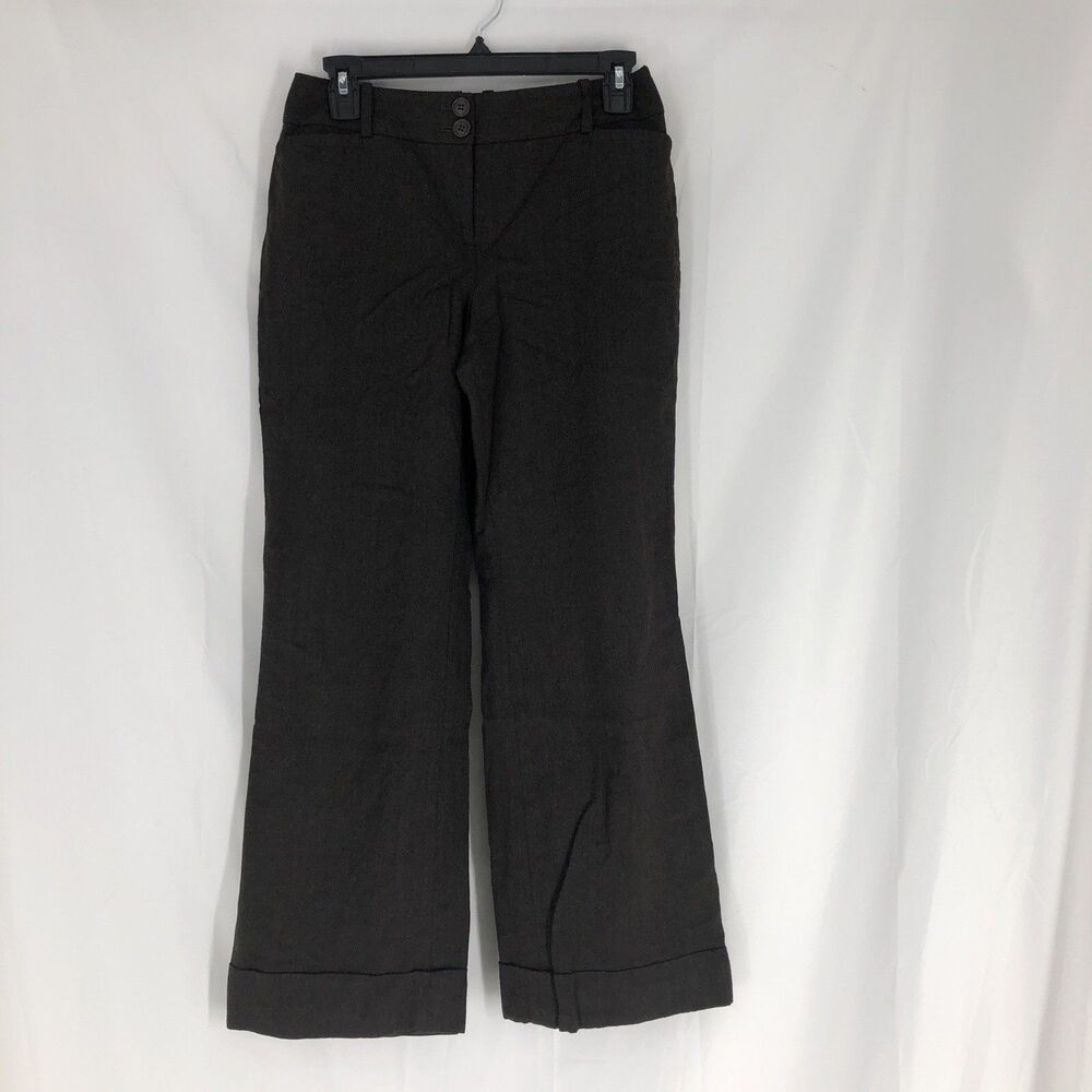 Ann Taylor Loft Petite “Ann” Dress Pants 4P Brown